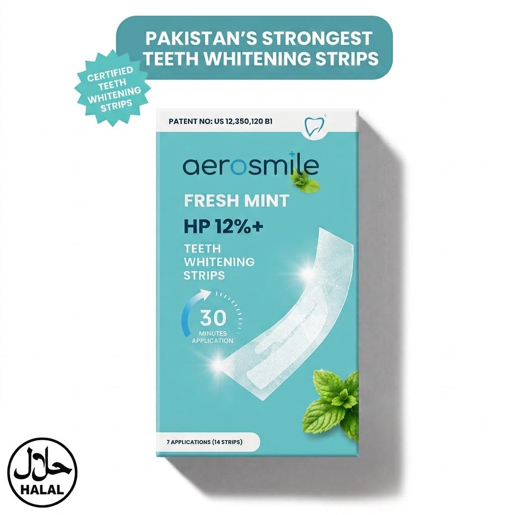 AERO SMILE - Teeth Whitening Strips (Ultra Strong Whitening)